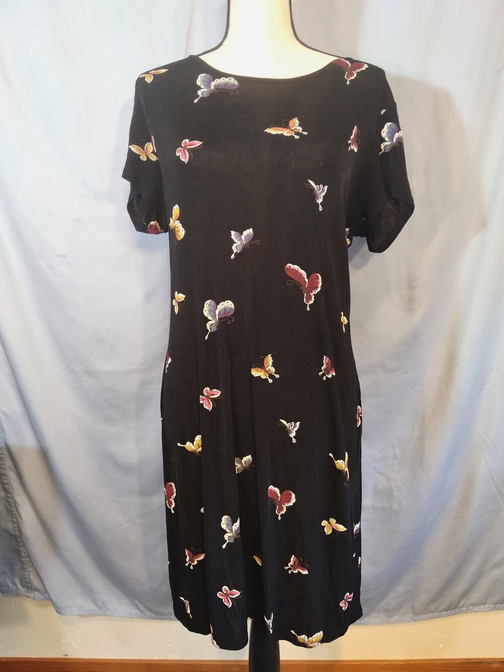 Vintage 90s Espressa USA Butterfly Dress